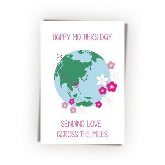 GREETING CARD: Mother's Day - Sending Love Across the Miles