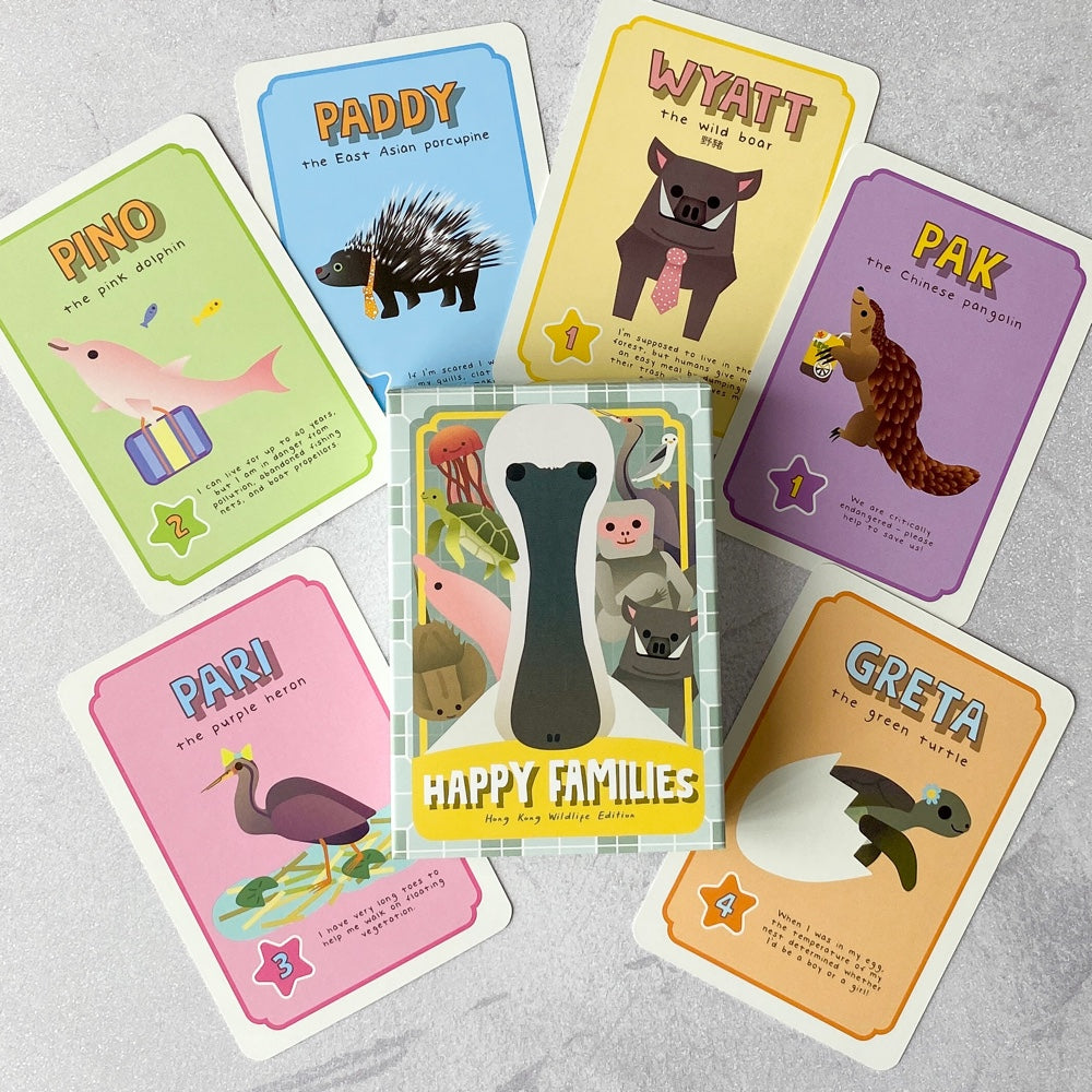 CARD GAMES: Hong Kong Happy Families (Bilingual)