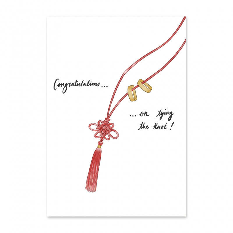 GREETING CARD: - Tying the Knot