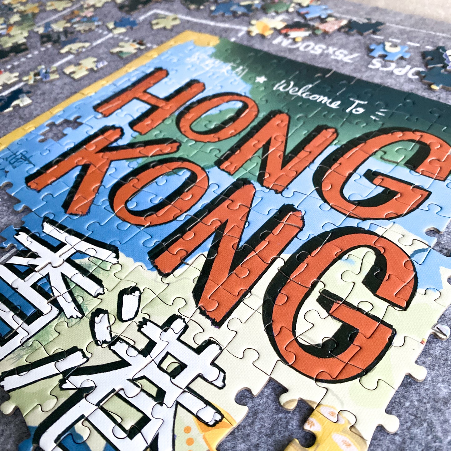 LUXURY DOUBLE-SIDED 1000pc PUZZLE: Incredible Hong Kong