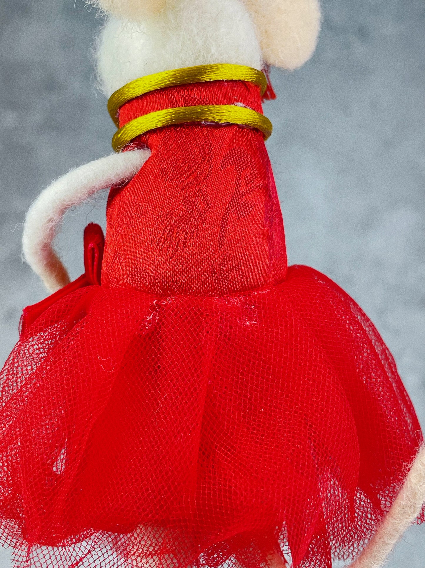 HANGING DECORATIONS: Felt Mouse (Victoria Ballerina)