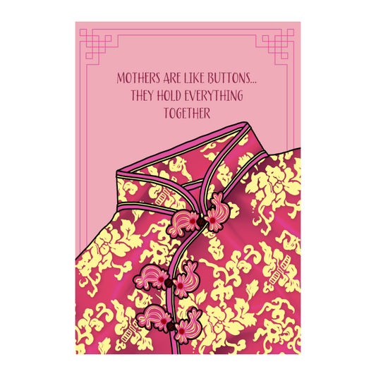 GREETING CARD: Mother's Day - Buttons